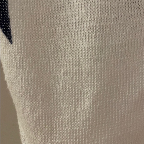 Rails Perri White Navy Stars NWOT Trendy Sweater - Picture 8 of 8